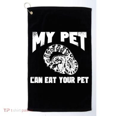 Funny Pet Love Ball Python Gift Funny Gift Snake Lovers Gift Golf Towel
