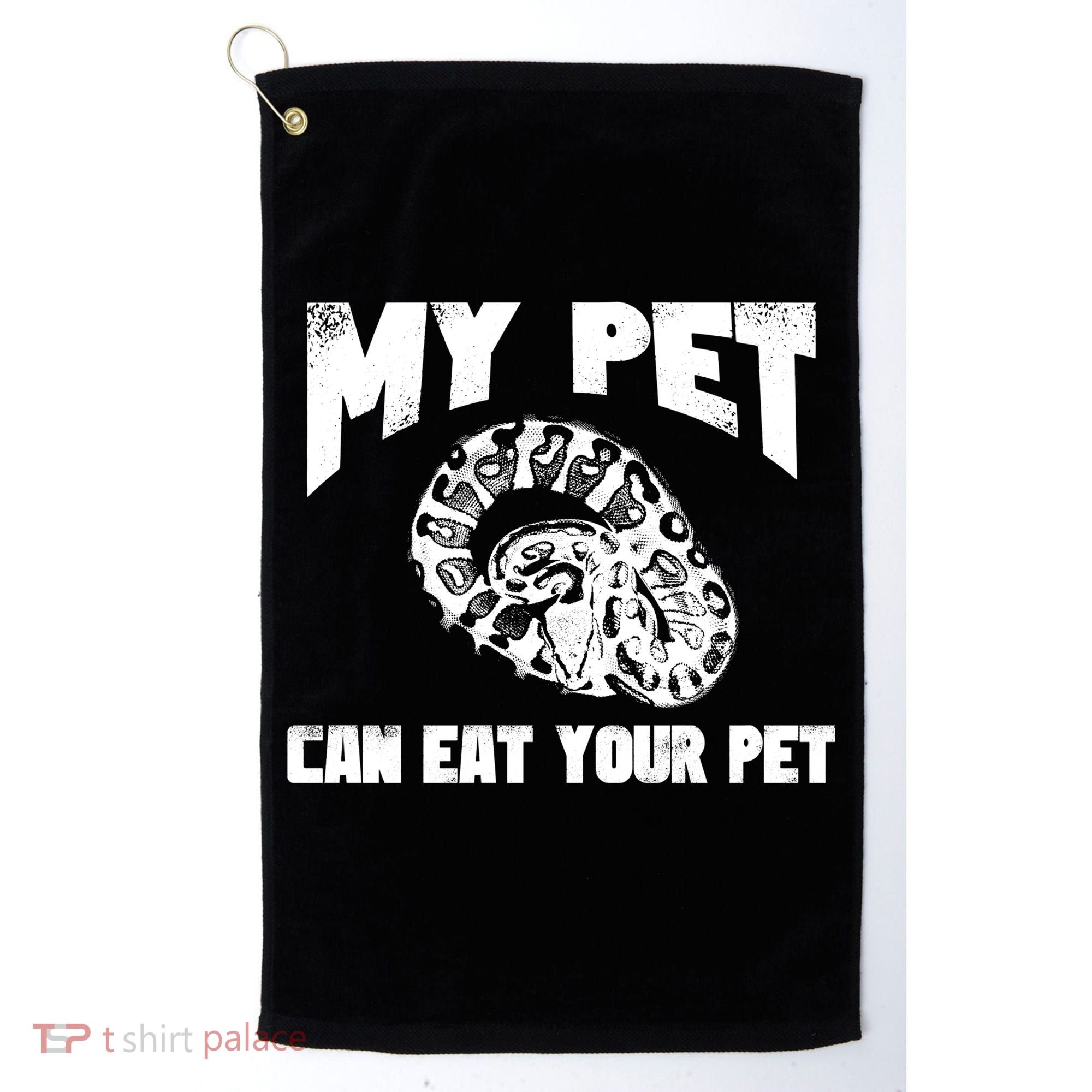 Funny Pet Love Ball Python Gift Funny Gift Snake Lovers Gift Golf Towel