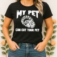 Funny Pet Love Ball Python Gift Funny Gift Snake Lovers Gift Women's T-Shirt thumb 2