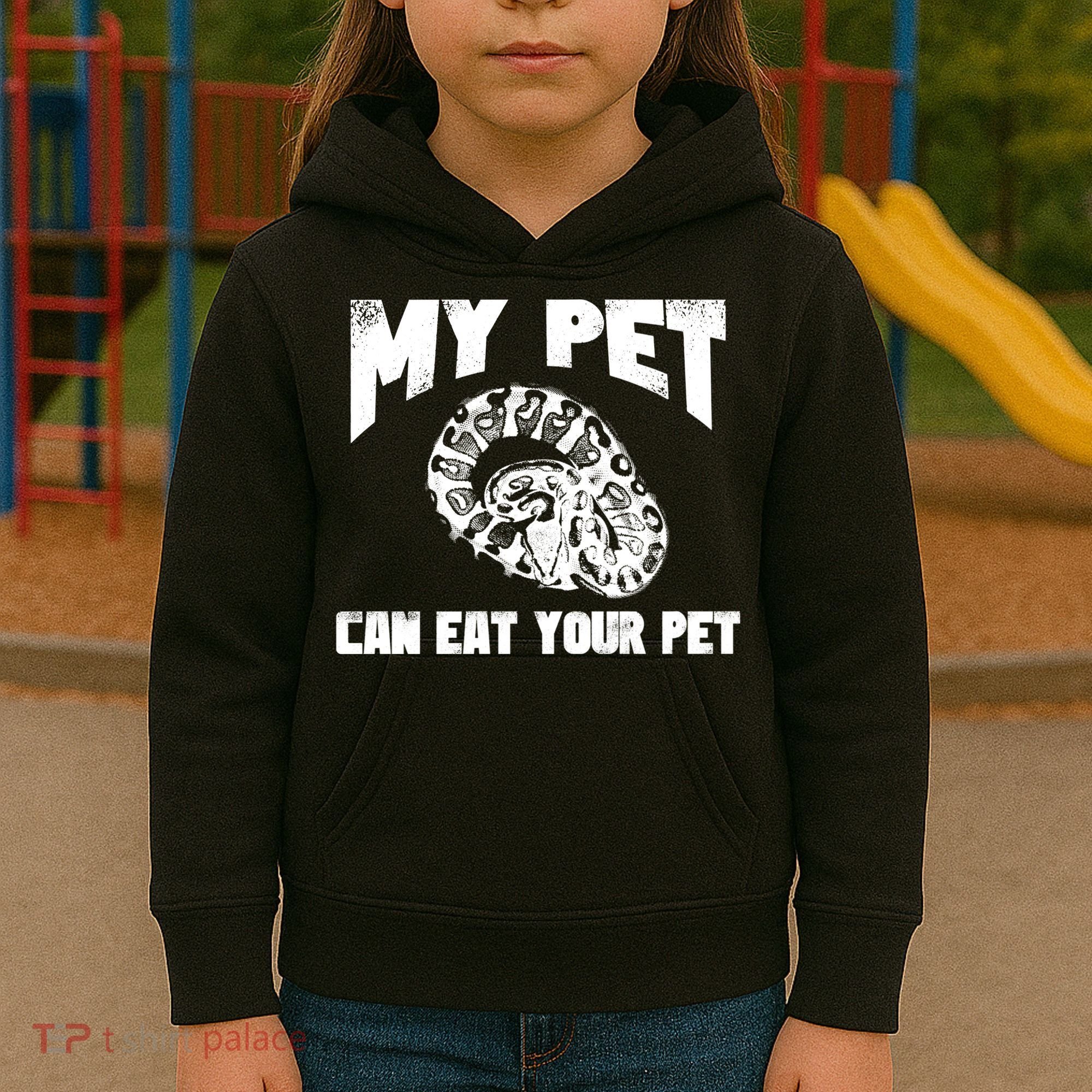 Funny Pet Love Ball Python Gift Funny Gift Snake Lovers Gift Kids Hoodie