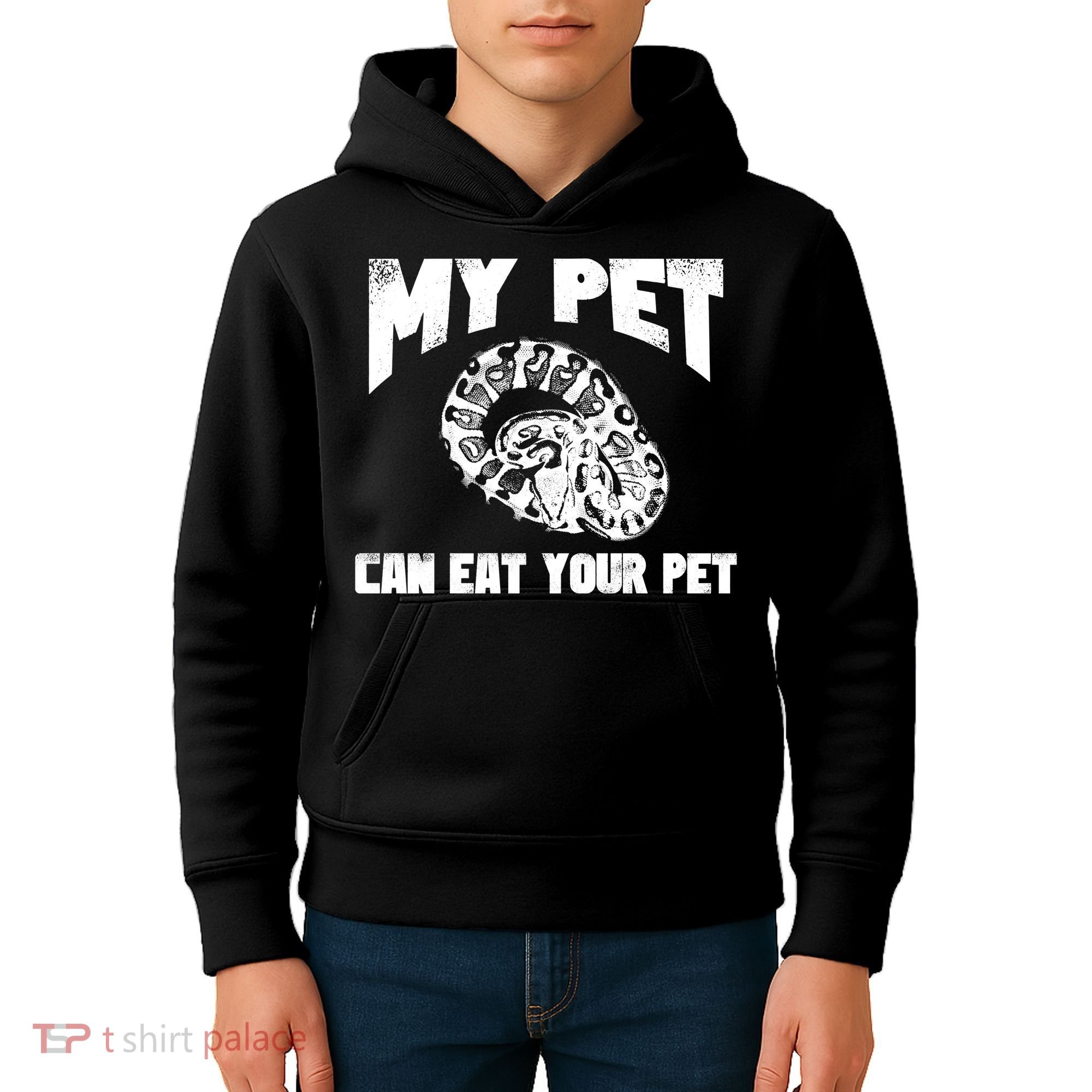 Funny Pet Love Ball Python Gift Funny Gift Snake Lovers Gift Kids Hoodie