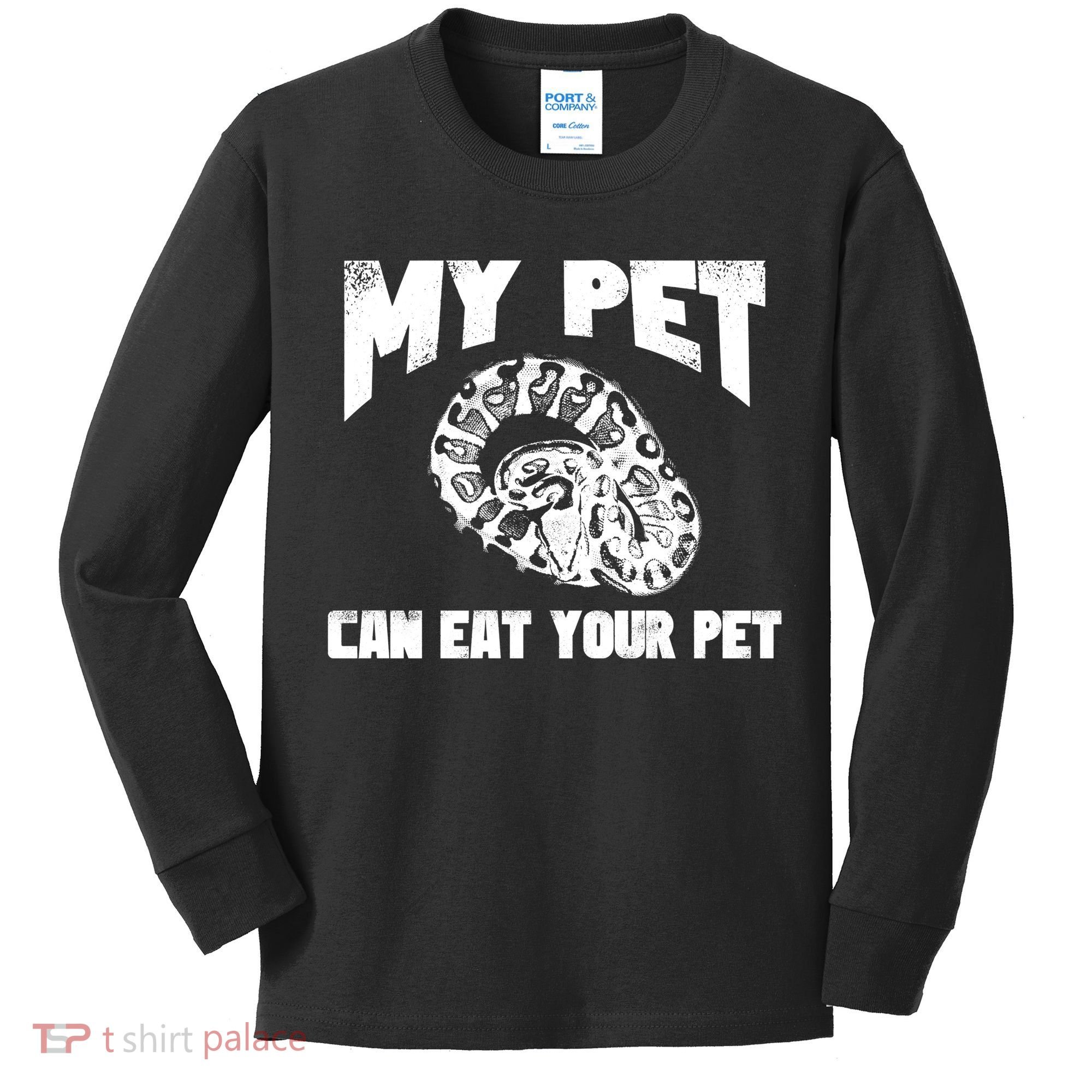 Funny Pet Love Ball Python Gift Funny Gift Snake Lovers Gift Kids Long Sleeve Shirt