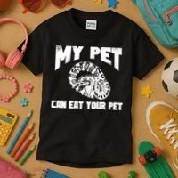 Funny Pet Love Ball Python Gift Funny Gift Snake Lovers Gift Kids T-Shirt thumb 3