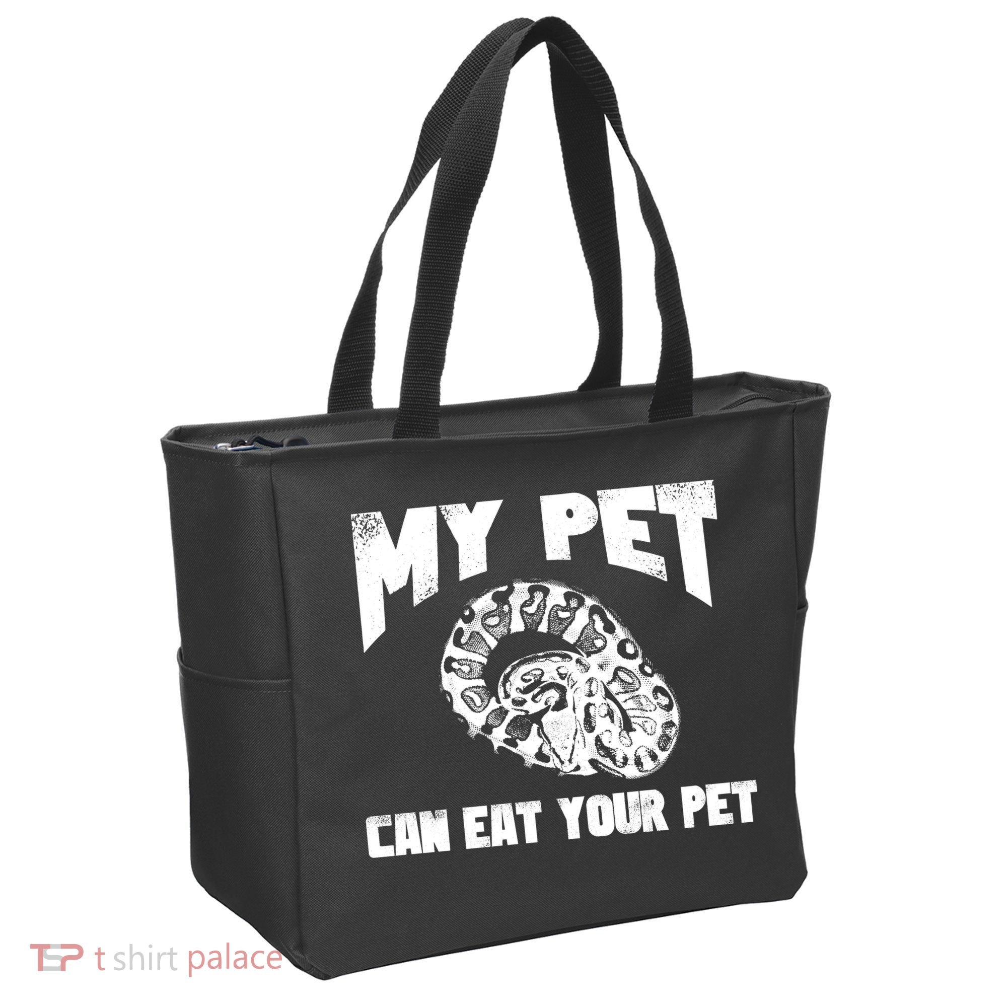 Funny Pet Love Ball Python Gift Funny Gift Snake Lovers Gift Tote Bag