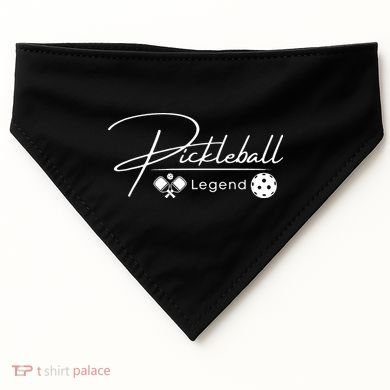 Funny Pickleball Legend Player USA-Made Doggie Bandana