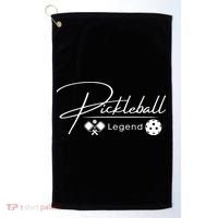 Funny Pickleball Legend Player Golf Towel thumb 0