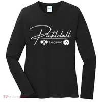 Funny Pickleball Legend Player Women's Long Sleeve Shirt thumb 0