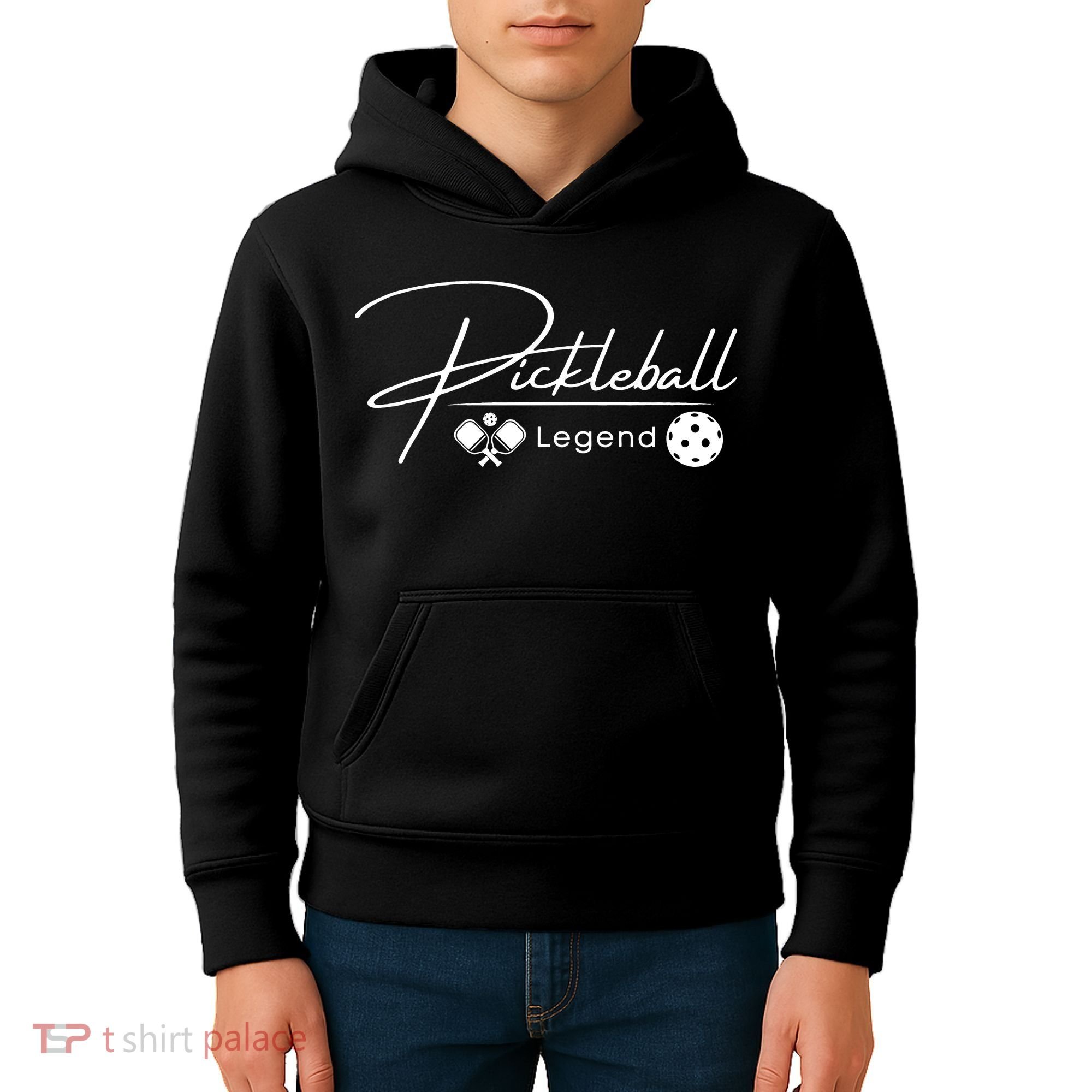 Funny Pickleball Legend Player Kids Hoodie