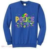 Funny Police Lover Mardi Gras Carnival Party Cool Gift Sweatshirt thumb 0