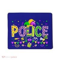 Funny Police Lover Mardi Gras Carnival Party Cool Gift Mousepad thumb 0