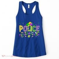 Funny Police Lover Mardi Gras Carnival Party Cool Gift Women's Tank Top thumb 0