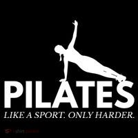 Funny Pilates Like A Sport Only Harder Great Gift Women's Hoodie thumb 2