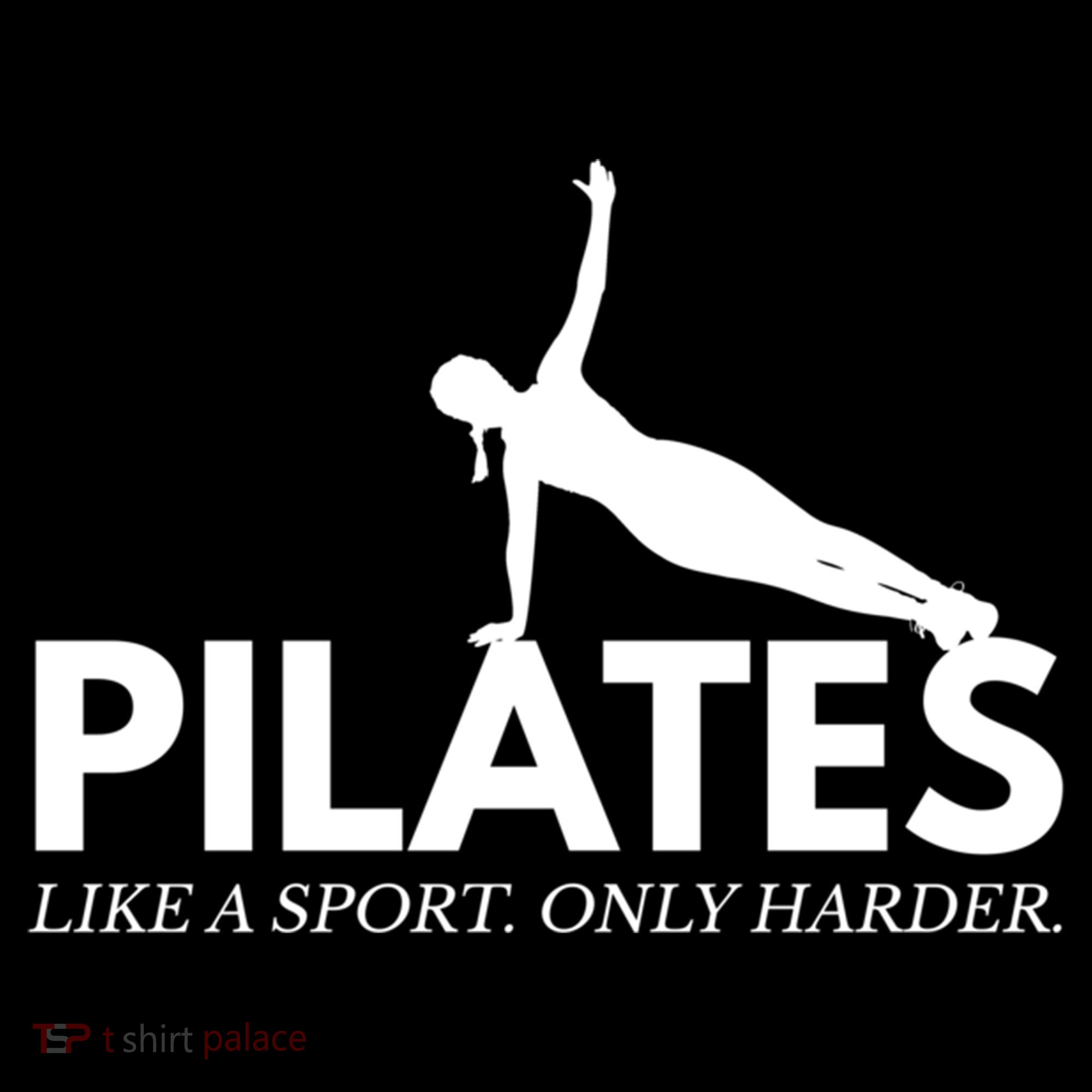 Funny Pilates Like A Sport Only Harder Great Gift Women's Hoodie