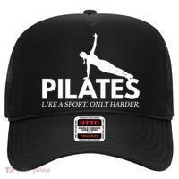 Funny Pilates Like A Sport Only Harder Great Gift Hat thumb 0