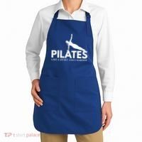 Funny Pilates Like A Sport Only Harder Great Gift Apron thumb 2