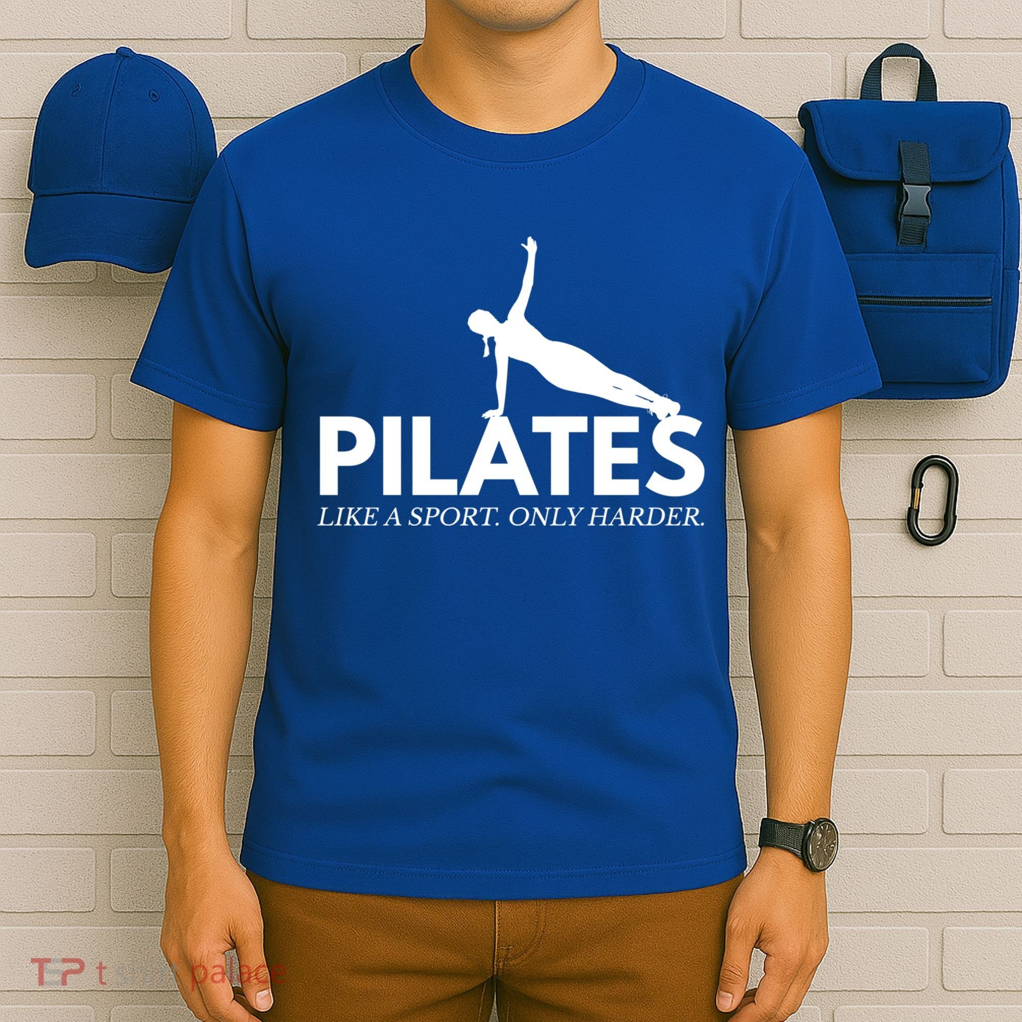 Funny Pilates Like A Sport Only Harder Great Gift T-Shirt