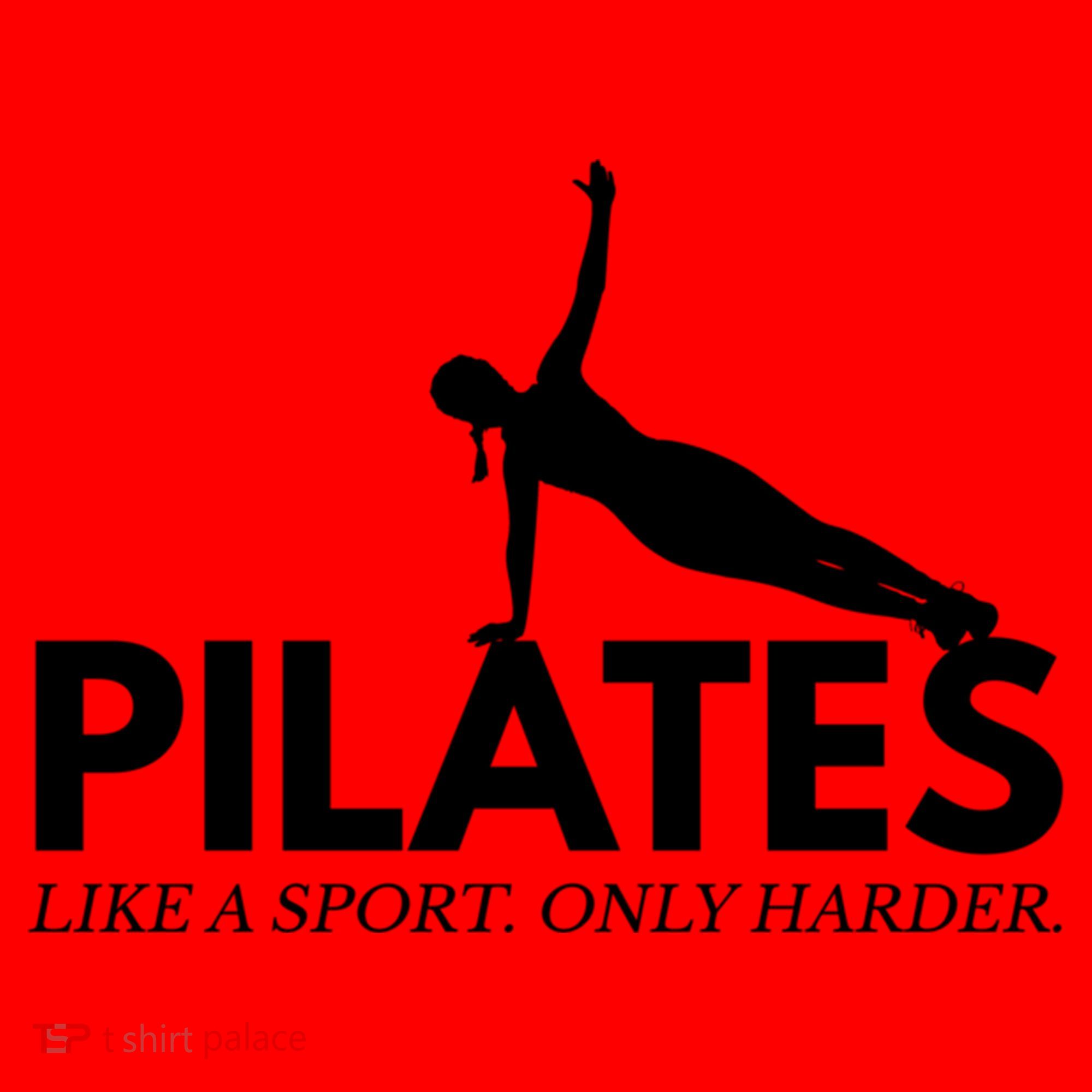 Funny Pilates Like A Sport Only Harder Great Gift Santa Hat