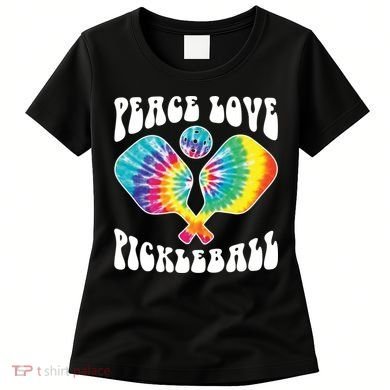 Funny Peace Love Pickleball Vintage Design Women's T-Shirt