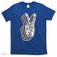 Faith Peace Love Joy Hope Ukrainian Ukraine Colors T-Shirt thumb 0