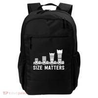 Funny Photography Lens Size Matters Backpack thumb 0