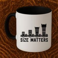 Funny Photography Lens Size Matters Coffee Mug thumb 2