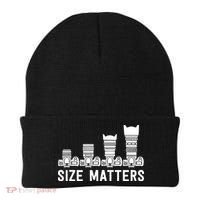Funny Photography Lens Size Matters Beanie thumb 0