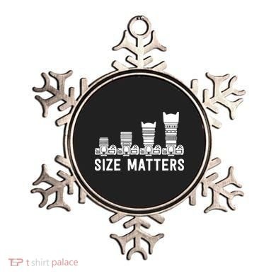 Funny Photography Lens Size Matters Ornament