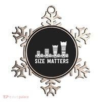 Funny Photography Lens Size Matters Ornament thumb 0