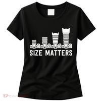 Funny Photography Lens Size Matters Women's T-Shirt thumb 0