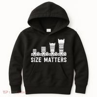 Funny Photography Lens Size Matters Kids Hoodie thumb 0
