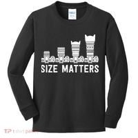 Funny Photography Lens Size Matters Kids Long Sleeve Shirt thumb 0