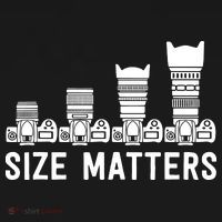 Funny Photography Lens Size Matters Tote Bag thumb 4