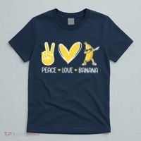 Funny Peace Love Bananas Cute Banana Gifts T-Shirt thumb 5