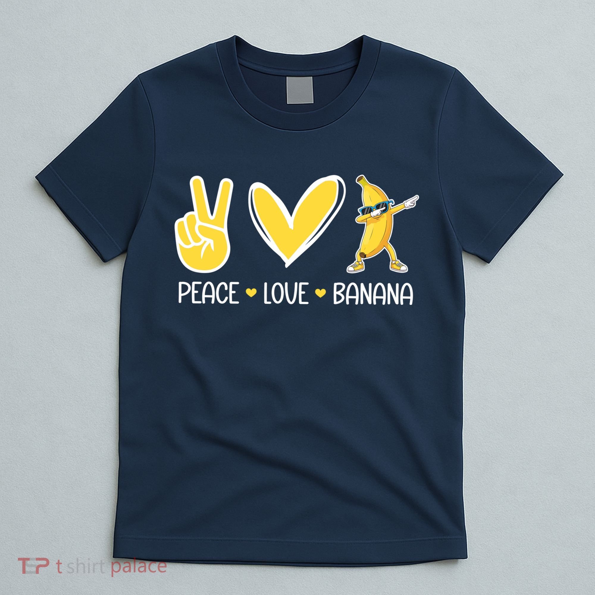 Funny Peace Love Bananas Cute Banana Gifts T-Shirt