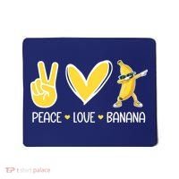 Funny Peace Love Bananas Cute Banana Gifts Mousepad thumb 0
