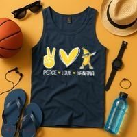 Funny Peace Love Bananas Cute Banana Gifts Tank Top thumb 4