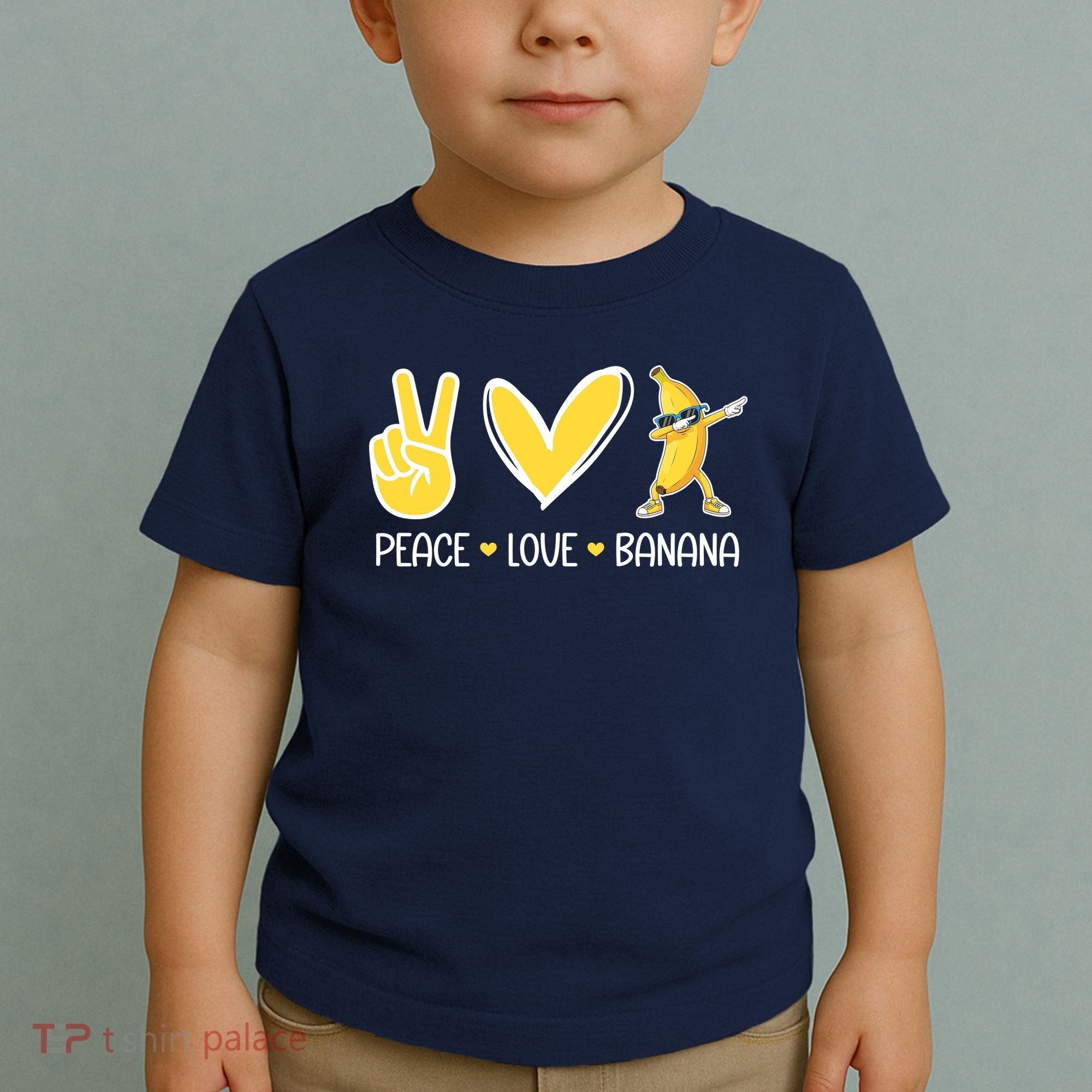 Funny Peace Love Bananas Cute Banana Gifts Toddler T-Shirt