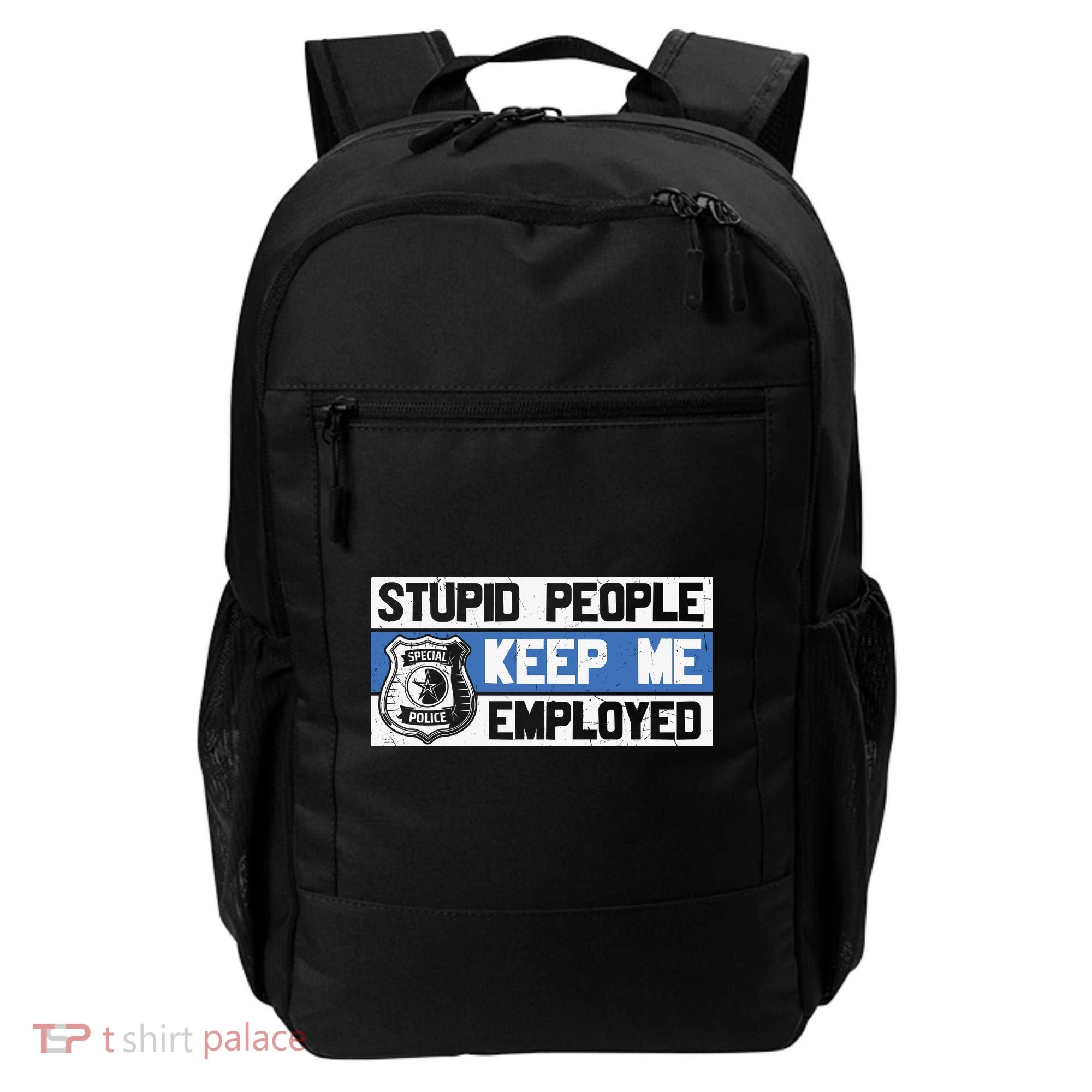Funny Police Law Enforcement Backpack