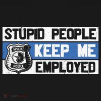 Funny Police Law Enforcement Ornament thumb 1