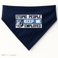Funny Police Law Enforcement USA-Made Doggie Bandana thumb 0