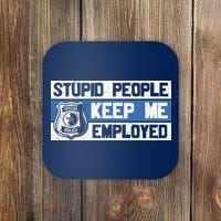 Funny Police Law Enforcement Coaster thumb 0