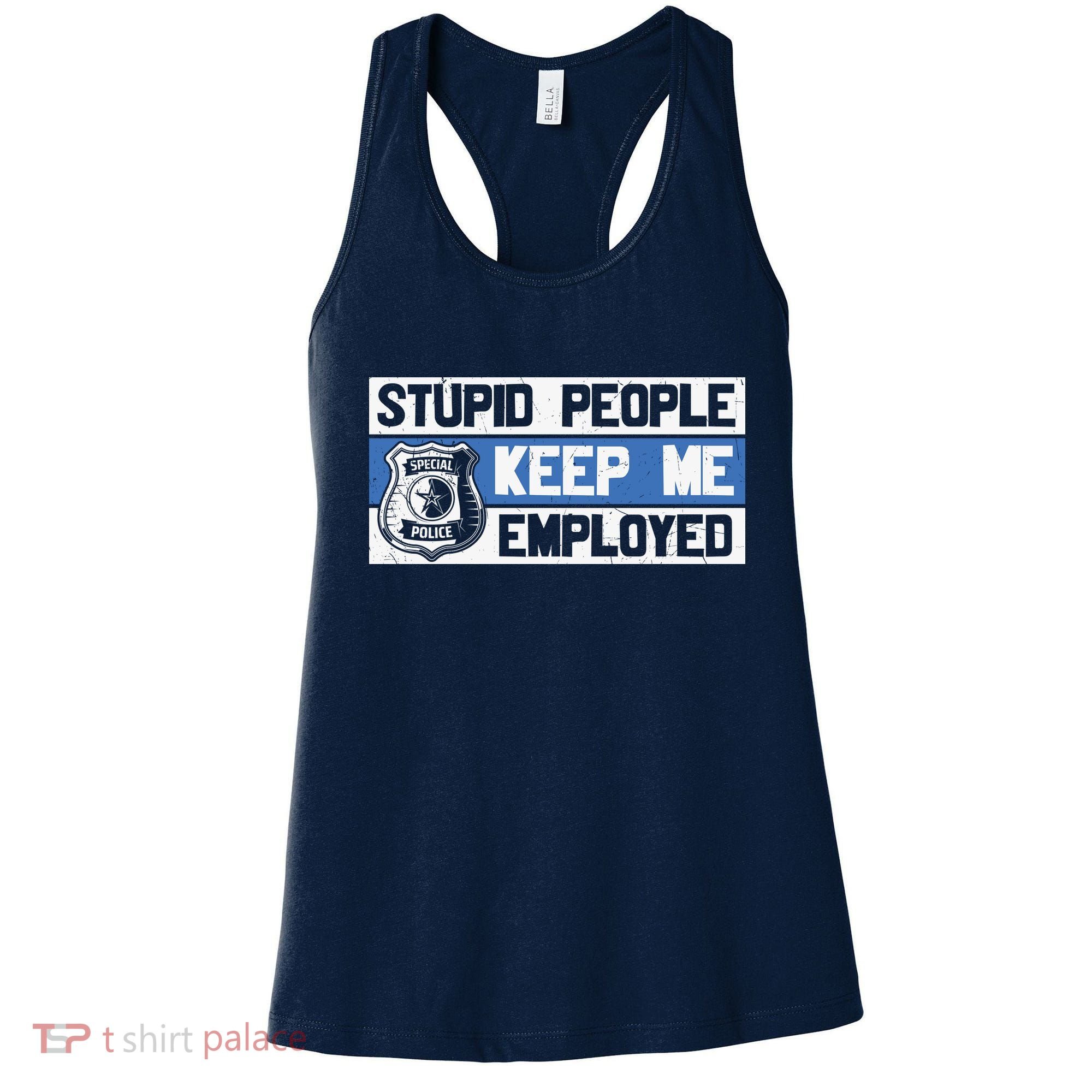 Funny Police Law Enforcement Women's Tank Top