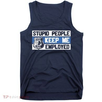 Funny Police Law Enforcement Tank Top