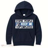 Funny Police Law Enforcement Kids Hoodie thumb 0