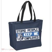 Funny Police Law Enforcement Tote Bag thumb 2