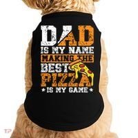 Funny Pizza Lover For Dad Humor For Father's Day Gift Doggie Tank thumb 0