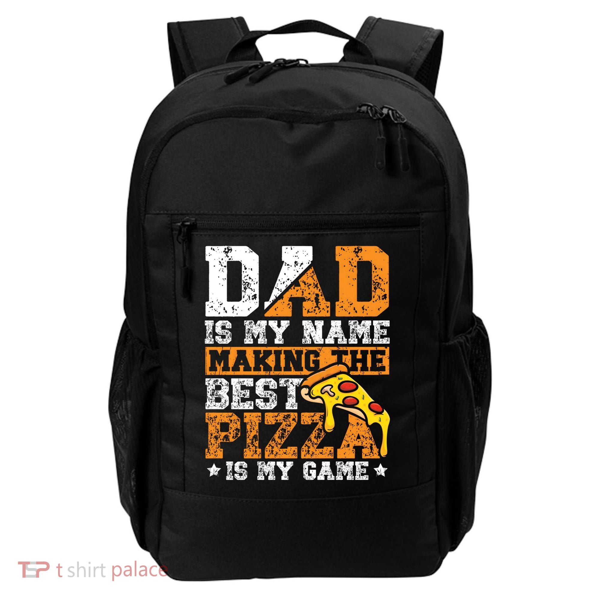 Funny Pizza Lover For Dad Humor For Father's Day Gift Backpack