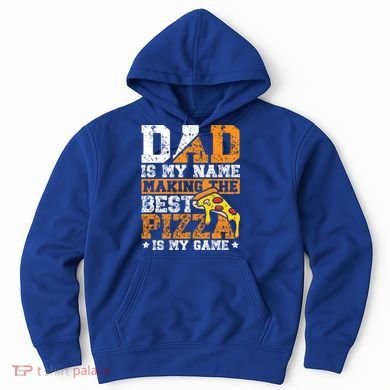 Funny Pizza Lover For Dad Humor For Father's Day Gift Hoodie