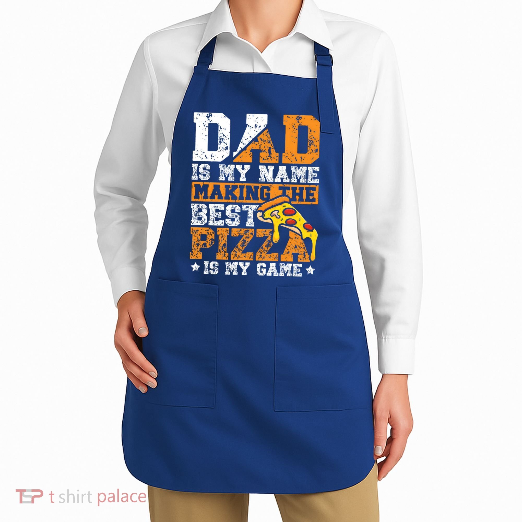 Funny Pizza Lover For Dad Humor For Father's Day Gift Apron
