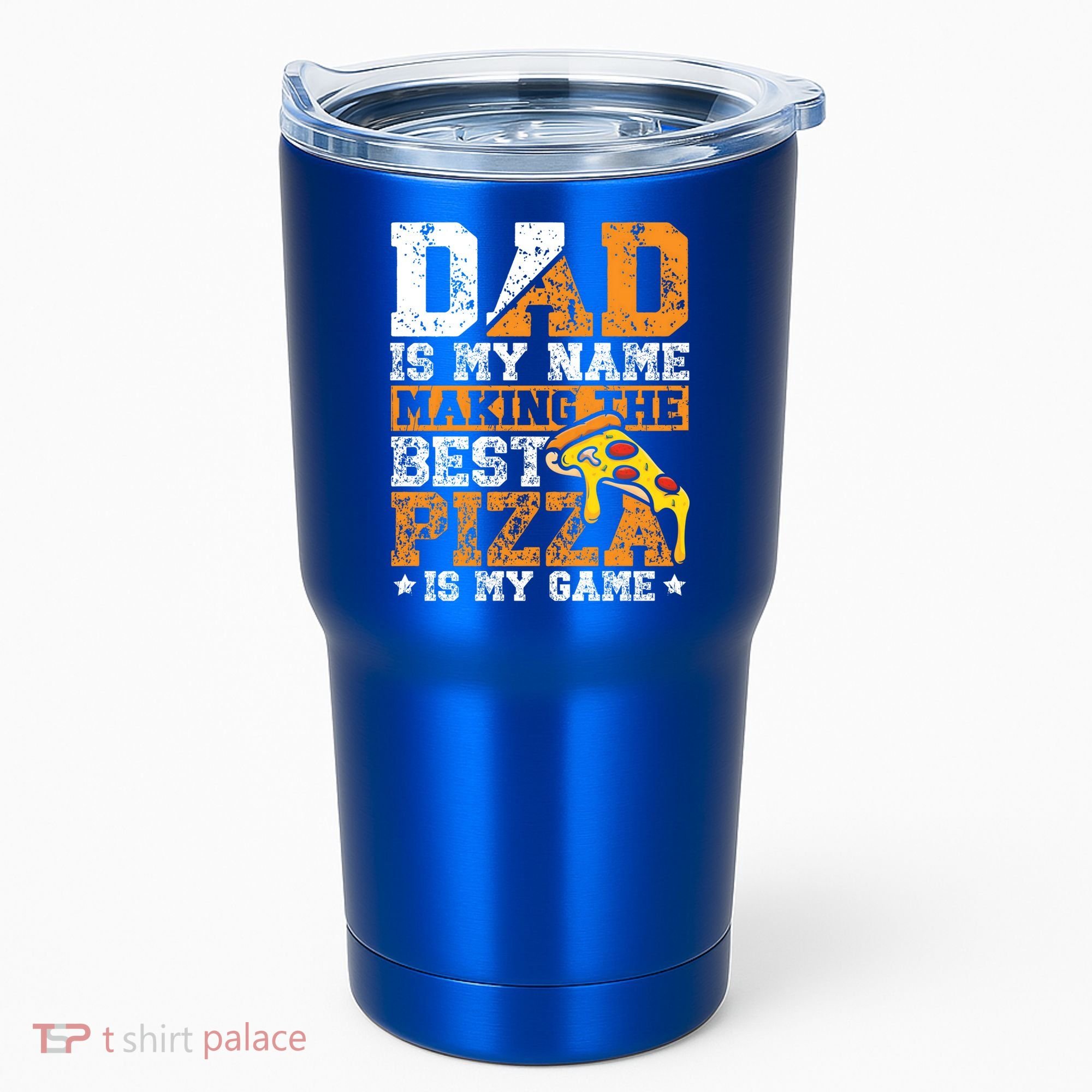 Funny Pizza Lover For Dad Humor For Father's Day Gift Tumbler